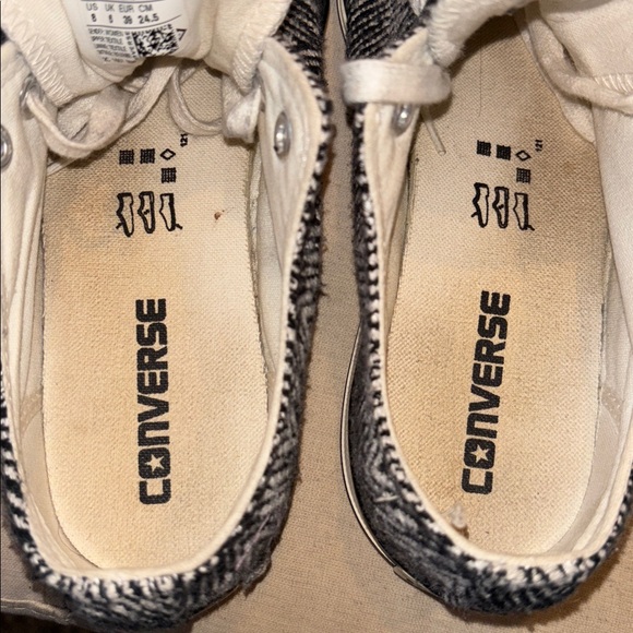 Converse All⭐️Star Zebra Print Sneakers Low, Size 8 - Picture 4 of 16